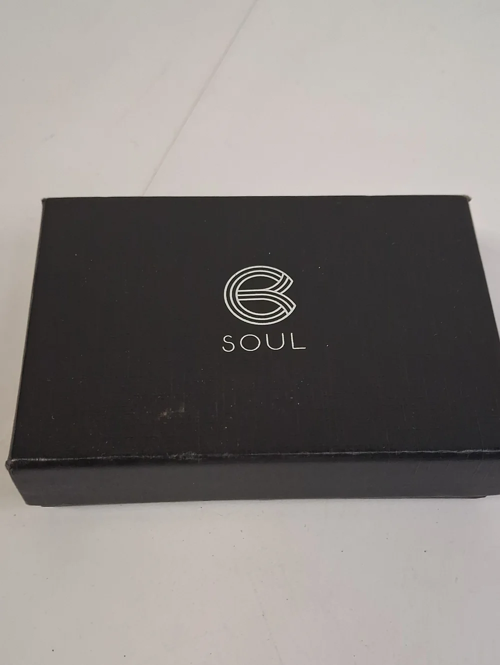 NWT Mens SOUL Black Carbon Fiber Card Holder Wallet